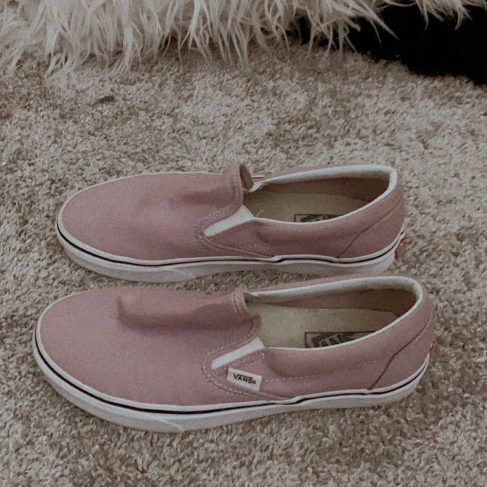 Lavender Slip on Vans
